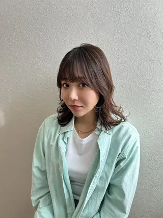 セミロング 佐合 梨花 / eau〈オー〉のヘアスタイル