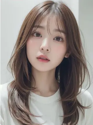 ミディアム 西川 仁のヘアスタイル