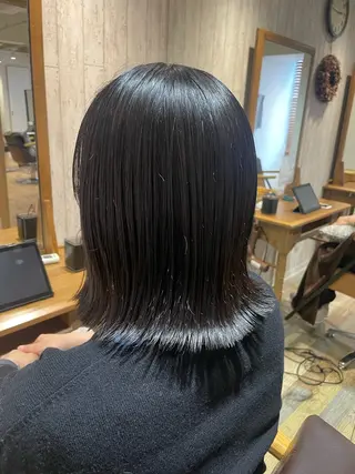 ミディアム カットモデル募集中 友香のヘアスタイル