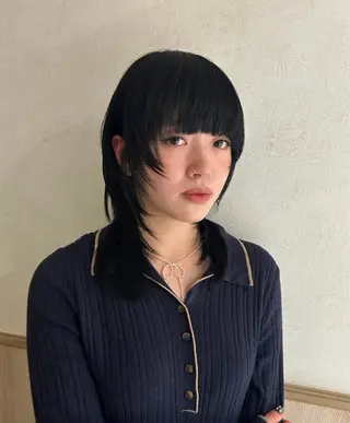 ミディアム カラー Sora/レイヤー/ 似合わせカラー🤎のヘアスタイル