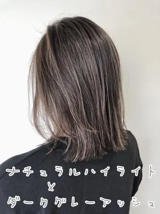 ミディアム カラー 似合わせ専門美容師 なかじまのヘアスタイル