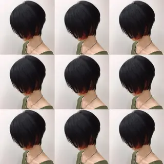 ショート カラー ブリーチカラー/ 岩破瑞希のヘアスタイル