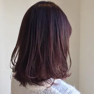 セミロング カラー HAUS 片山みほのヘアスタイル