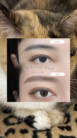 アイブロウ GO TODAY シェアサロン 銀座Eclara店所属・mihiro 🐈‍⬛の眉毛・アイブロウイメージ