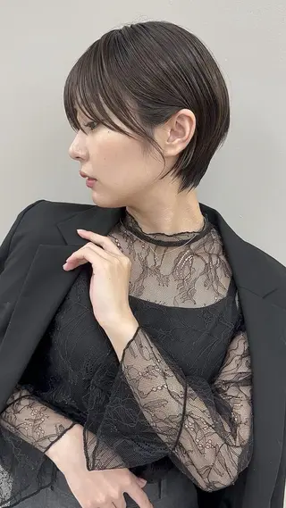 ショート カラー 新宿/髪質改善/ボブ 韓国レイヤー大重聖斗のヘアスタイル