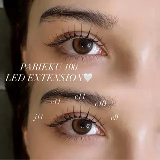 マツエク・マツパ NORA hinataのマツエク・マツパデザイン