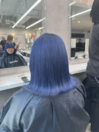 ミディアム カラー ヘアアレンジ Over hair所属・Over hair_ misakiのヘアスタイル