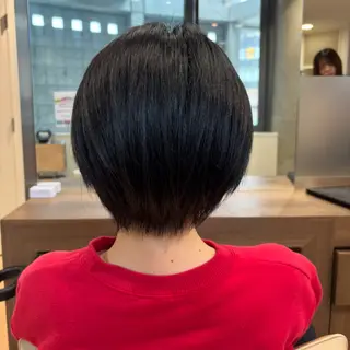 ショート カラー aura所属・CONAN｜盛岡ボブ 特化/タッセルボブのヘアスタイル