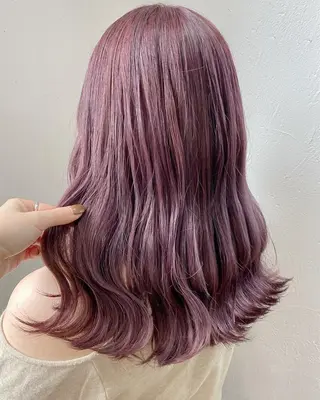 ロング カラー 🧸艶々韓国ヘア 🧁mizunaのヘアスタイル