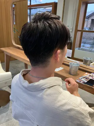 ショート メンズ fulam所属・佐藤悠生/郡山 メンズパーマ.カットのヘアスタイル