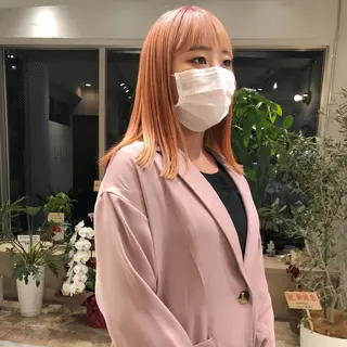 ミディアム 🌸ハイトーン 新田 廉 🌸のヘアスタイル