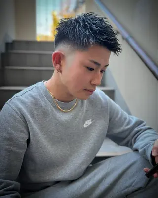 メンズ 断髪刈舞所属・大月 優汰のヘアスタイル