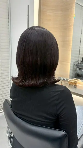 ミディアム ほんま ひろみのヘアスタイル