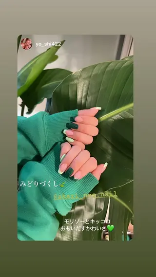 ネイル Amber21.所属・Nagahama Akariのネイルデザイン