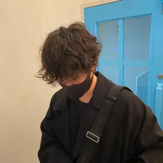 ショート パーマ メンズ abilita AZUSAのヘアスタイル