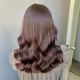 セミロング カラー ベージュカラー💖 やすひろのヘアスタイル