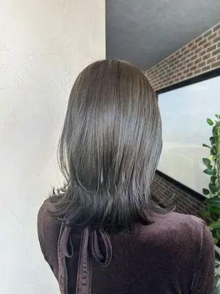 セミロング カラー ヘアアレンジ 🌿Rina 🌙当日予約OK🌙のヘアスタイル