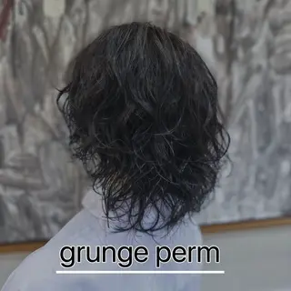 ミディアム パーマ bon hair &make    千里中央　ザ・タワー店所属・✂︎正木 克拓のヘアスタイル