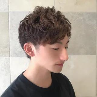 パーマ メンズ 田中 あかねのヘアスタイル