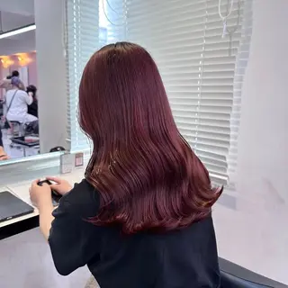 カラー La fith hair　pur茶屋町店所属・momoka/茶屋町 /艶髪カラーのヘアスタイル