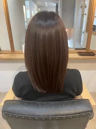 ミディアム カラー 吉田 明弘のヘアスタイル