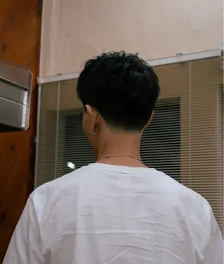 ショート カラー パーマ メンズ 🔗メンズサロン🔗 Kieのヘアスタイル