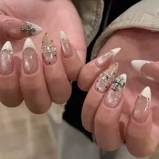 ネイル ワンホン/キラキラ ネイル💎yukaのネイルデザイン