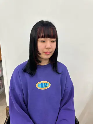 ミディアム カラー OLSEN D.B.A BALLOON HAIR所属・さとう あやかのヘアスタイル