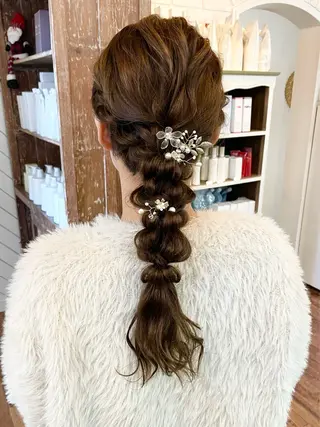 ロング ヘアアレンジ Mintleaf 💛MAYUKOのヘアスタイル