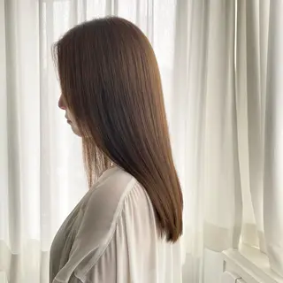 セミロング カラー 髪質改善Mint.鳳 縮毛矯正 髪質改善サロン【ミント】所属・【Mint】 ユウアのヘアスタイル