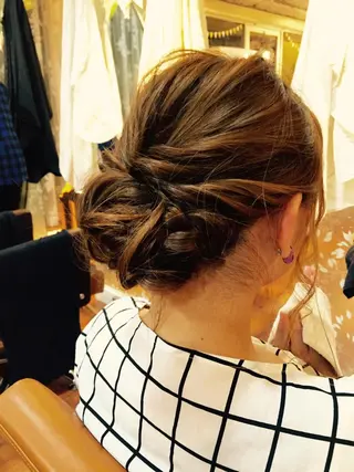 セミロング ロング ヘアアレンジ ROOM所属・髪質改善・縮毛矯正/ 下村陽平のヘアスタイル