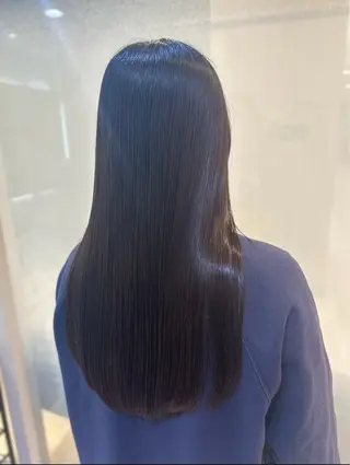 ロング パーマ 髪質改善/縮毛矯正 ササキナツミのヘアスタイル