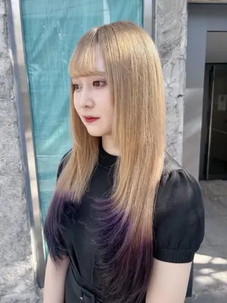 セミロング ✨メンズ特化& ブリーチ特化Ryuのヘアスタイル