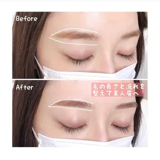 アイブロウ WHITE  EYE　京橋店所属・WHITE EYE 京橋店の眉毛・アイブロウイメージ