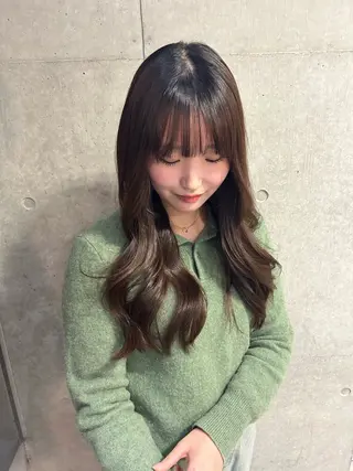 ロング 韓国ボブ/レイヤー カット/ EMIRIのヘアスタイル