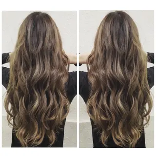 ロング カラー 京都大人女性ショート 徒歩1分/秋山のヘアスタイル