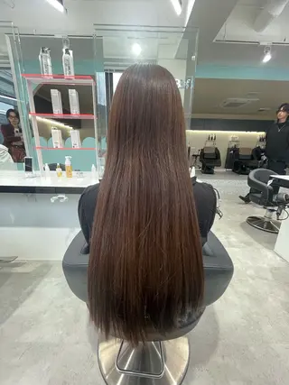 ロング カラー エフェクトブリーチ／ レイヤーカット／翔のヘアスタイル