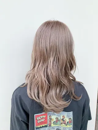 カラー 本格韓国ヘア🇰🇷 【uni】キューさんのヘアスタイル