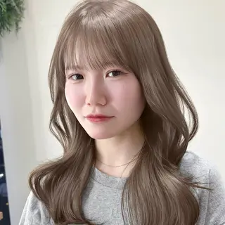 セミロング 似合わせ前髪／ 小顔カット🎀そうのヘアスタイル