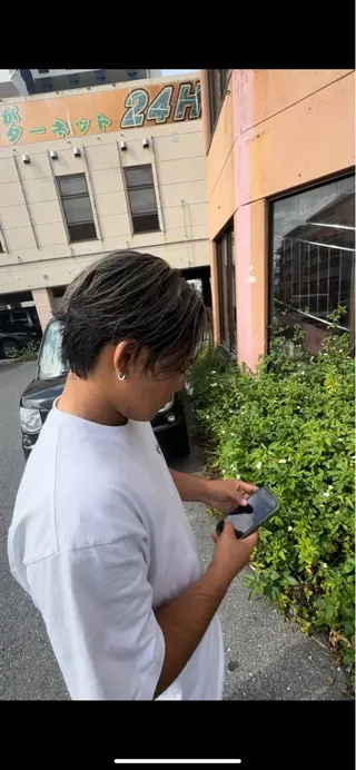 メンズ KOU×北谷× BY MY SIDEのヘアスタイル