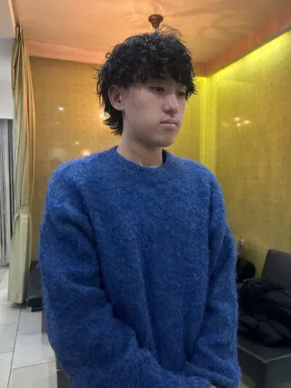 ショート 似合わせパーマ/ メンズパーマ/しゅうのヘアスタイル