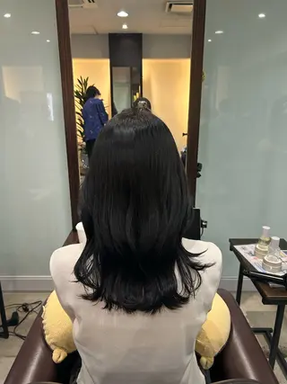 ミディアム カラー 坂本奈都美 🎀のヘアスタイル