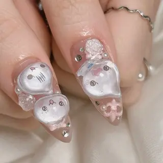 ネイル junna ちょい個性派ネイルのネイルデザイン