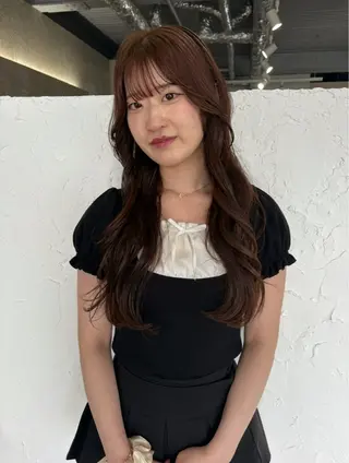セミロング 岩間 萌々果/eimのヘアスタイル