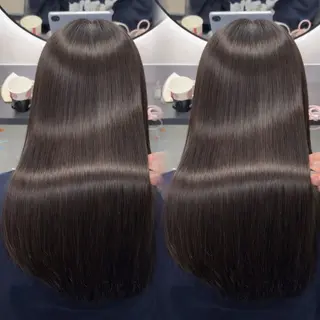 ロング カラー ヘアアレンジ 新宿 /髪質改善/ 縮毛矯正/ヒュウガのヘアスタイル