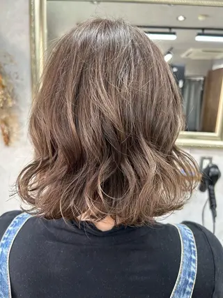 ミディアム カラー Lien 深井店のヘアスタイル