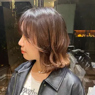 ショート パーマ 韓国風パーマ🌿コテ 巻き風パーマ/るいのヘアスタイル