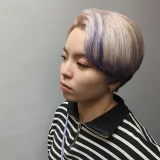 ショート カラー fuwat所属・秋葉原でカラーする なら🐉ちぇーたんのヘアスタイル