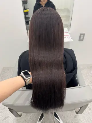 ロング 💎縮毛矯正/透明感 カラー💎椎葉みひろのヘアスタイル