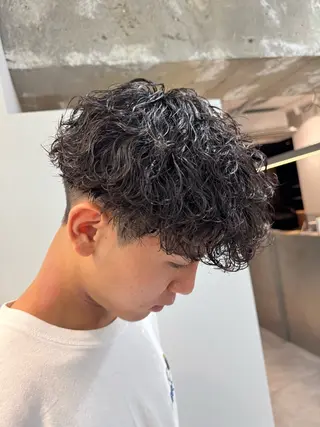 パーマ メンズ 大宮メンズ特化/パー マ職人/小川藍人のヘアスタイル